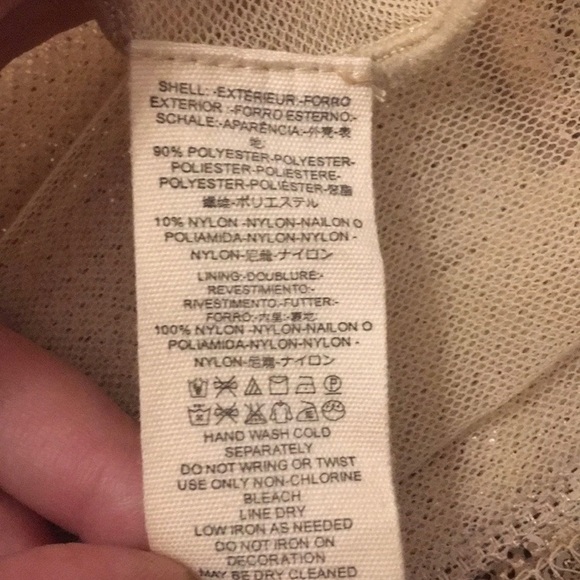 NWT Free People Taupe Elastic Waist Sequin Skirt S - Picture 5 of 8